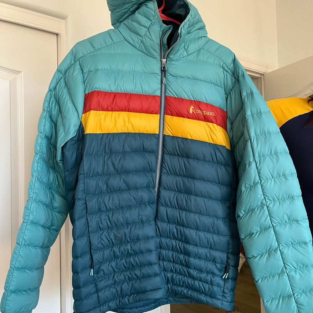 Cotopaxi Fuego Multicolor Puffer DownJacket - like new, used once